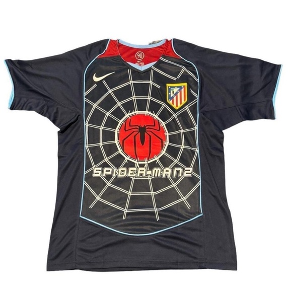 Nike Other - 2004 atletico Madrid special spider man away kit. Torres soccer football jersey.